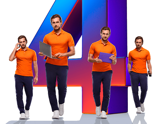 Великолепная четверка Ростелеком в деревня Макарушино (Псковская область)